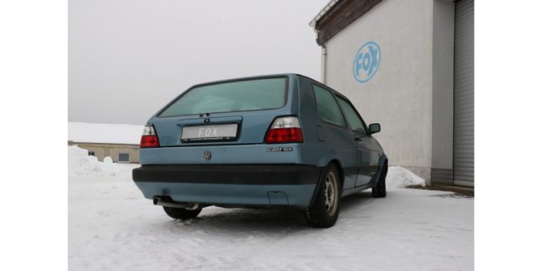 VW Golf 2 Fox Udstødning - Gruppe A look