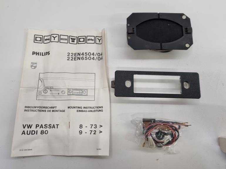 VW Passat B1 Audi 80 Philips Radioramme Og Højtaler