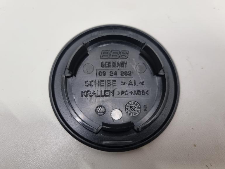 BBS Centerkapsel Sølv/Carbon 3D 70 mm - Sæt 4 stk – billede 2