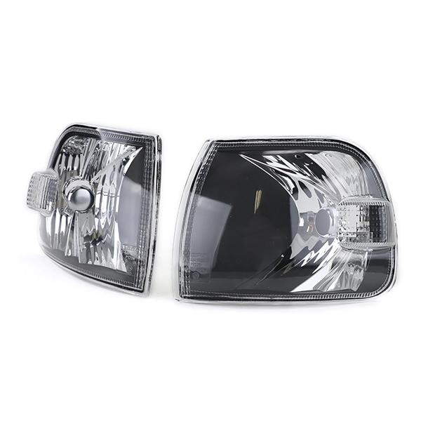 VW T4 Frontblint Lang Front - Sort/Klar – billede 3
