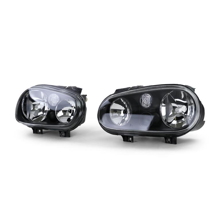 VW Golf 4 Forlygter Sort – billede 2