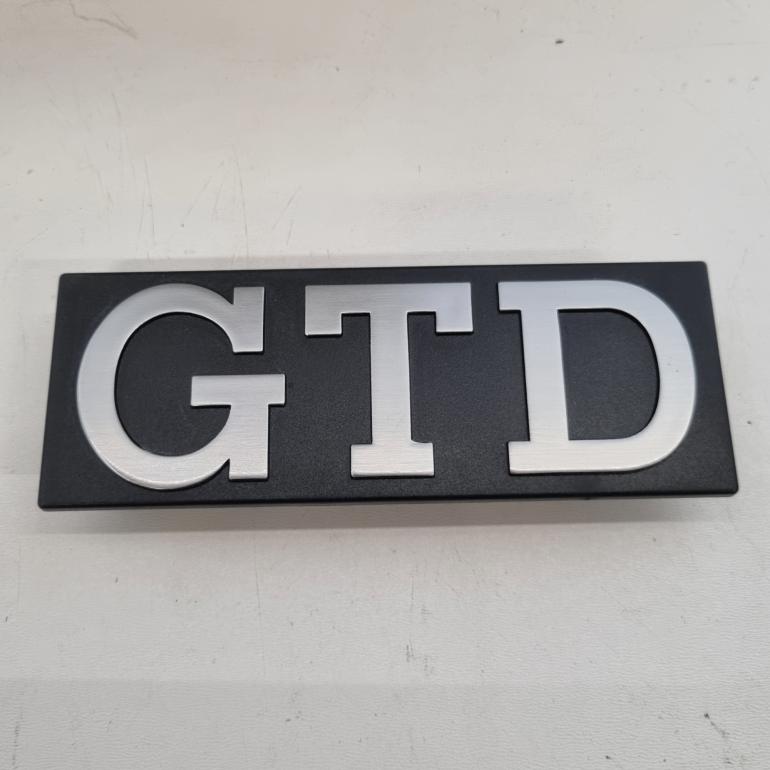 VW Golf 1 GTD Emblem - Front