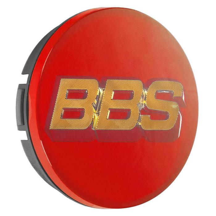 BBS 3D Centerkapsel Forged Line rød/guld - 70mm