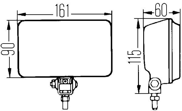 Hella Comet 450 Tågelygte - Gul - H3 – billede 3
