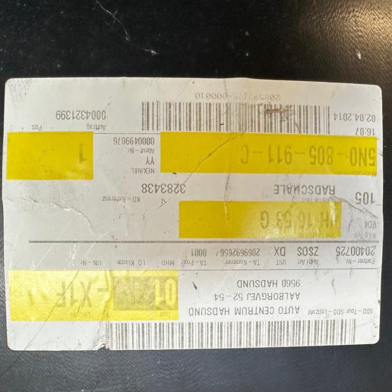 VW Tiguan Inderskærm Venstre For
5N0805911C