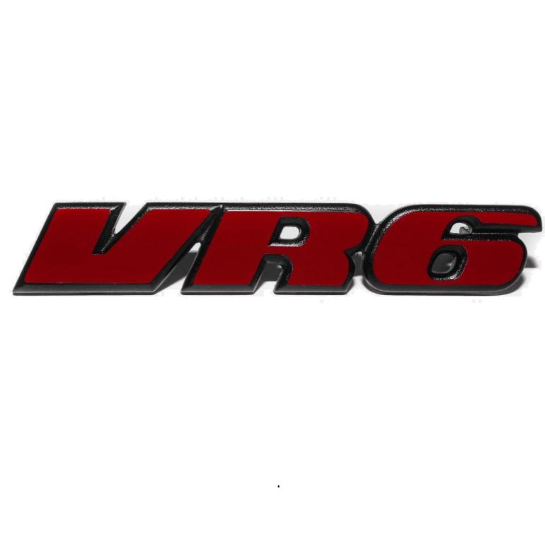 VW Corrado VR6 Logo Til Frontgrill – Rød
