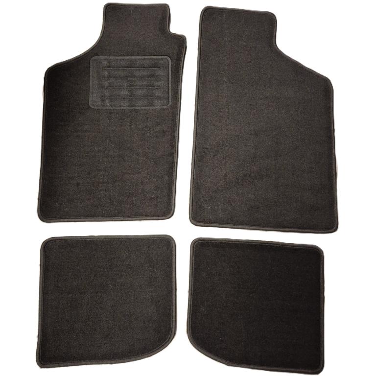 VW Polo 86C 2F Bundmåtter - Sorte