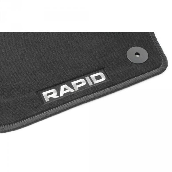 Skoda Rapid tekstilmåtter velour 4-delt original 5JB061404E