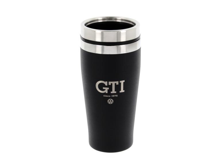 GTI rustfrit stål isoleret termokrus, dobbeltvægget, 450ml – siden 1976/sort – GTITB01